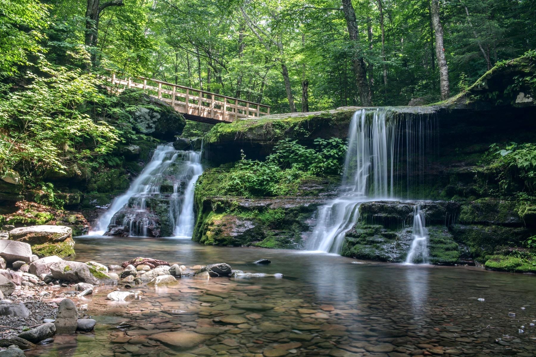 Frenchville Gorge – 6 Waterfalls and small cascades