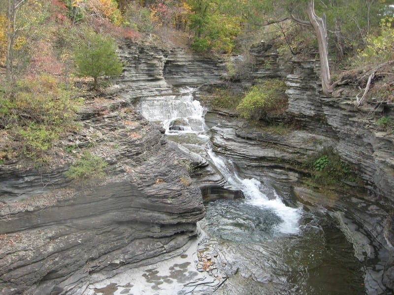 Tuller Hill State Forest, waterfall at – Cortland, Cortland
